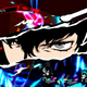 Joker's portrait tears through the screen in a Persona 5 Royal battle animation.